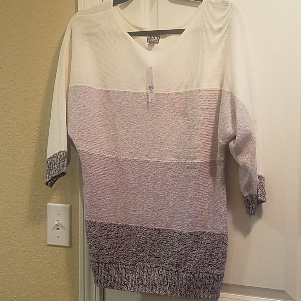 NWT NY&CO ombre color block sweater